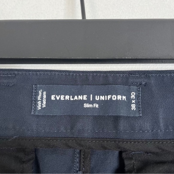 Everlane | Uniform Slim Fit Navy Chino Pants Size 38x30 Business Casual Office - Picture 6 of 8